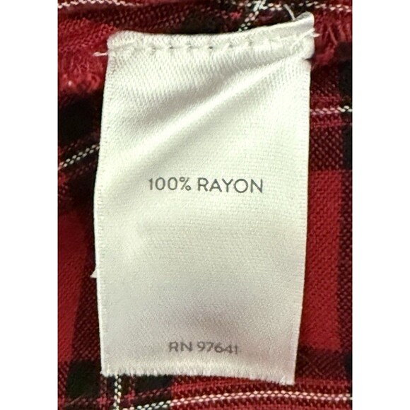 J.Jill Women’s Tartan Plaid Tunic Boho Grunge Cottagecore Babydoll Casual Sz 2XL - Picture 6 of 9